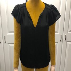 Women’s black Maison Jules V-neck top